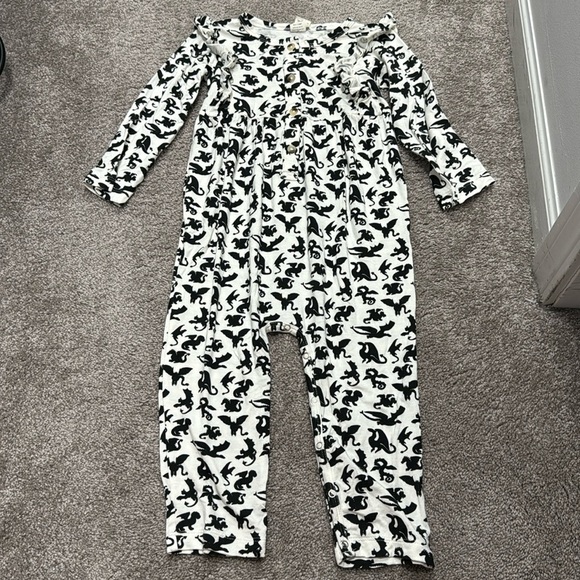 kate quinn Other - Kate Quinn Dragons Frilly Buttondown Jumpsuit